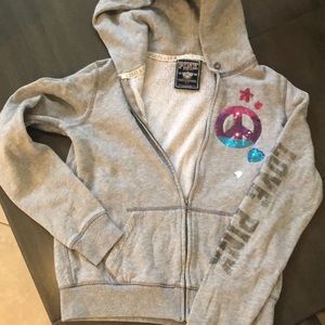 Pink brand Hooded Zip Up Sweatshirt